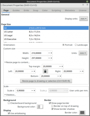 Lock to set same margins for page resizing